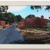 Original oil painting by Ben Sherar of the cottages on Vlamingh way Rottnest Island Perth WA