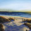 An original oil painting of Bather's Beach in Fremantle by Western Australian Artist Ben Sherar