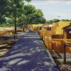 An original oil painting by Western Australian Artist Ben Sherar depicting the iconic cottages on Rottnest Island