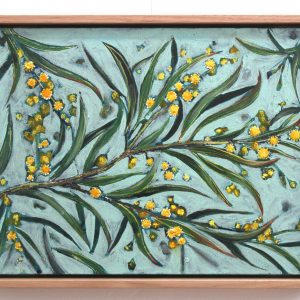 An original painting by Western Australian Artist Kiya Kalem depicting stunning native flora