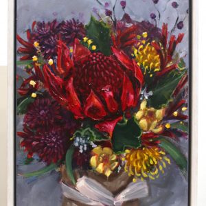 An original botanical painting by Western Australian Artist Kiya Kalem