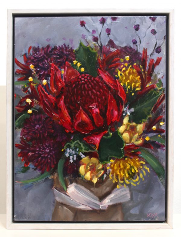 An original botanical painting by Western Australian Artist Kiya Kalem