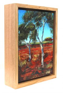 A small Outback Painting by Western Australian Artist Kiya Kalem