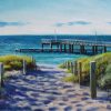 An original oil painting of Coogee Beach by Western Australian Artist Ben Sherar