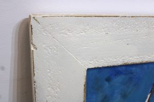 A handmade frame corner sample